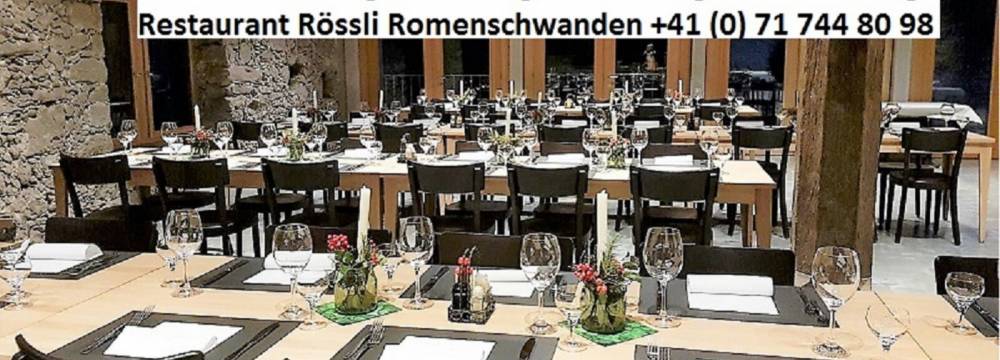 Restaurants in St. Margrethen: Rssli Romenschwanden