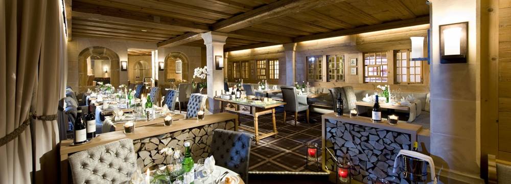 Restaurant Belle Epoque im Golfhotel Les Hauts de Gstaad & SPA in Saanenms