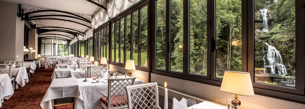 Restaurants in Brienz: Parkrestaurant Les Cascades