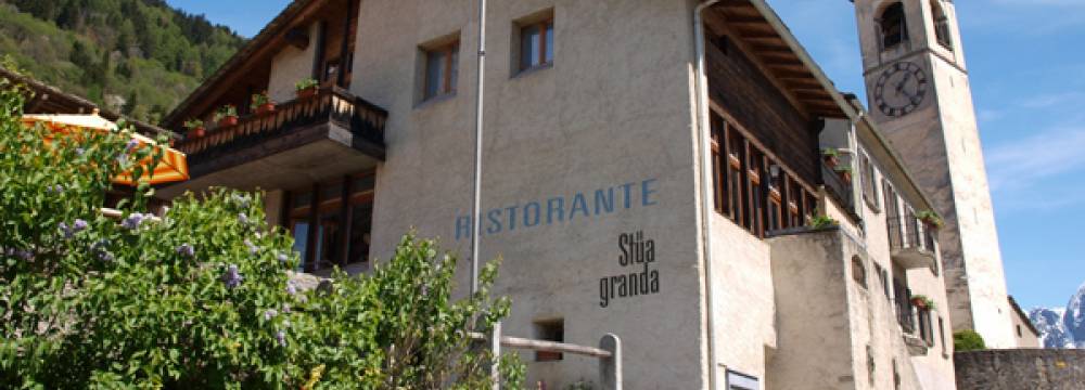 Restaurants in Soglio: Stua Granda restaurant