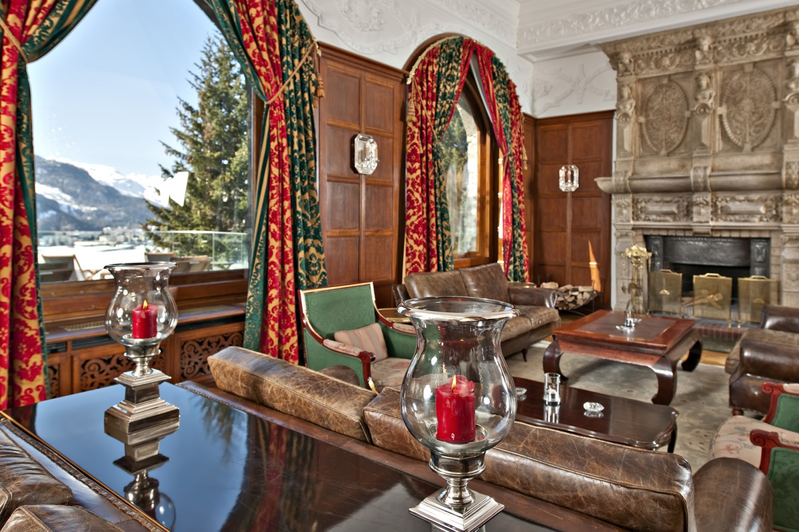 Restaurant Lobby und Sonnenterasse, St. Moritz in St. Moritz
